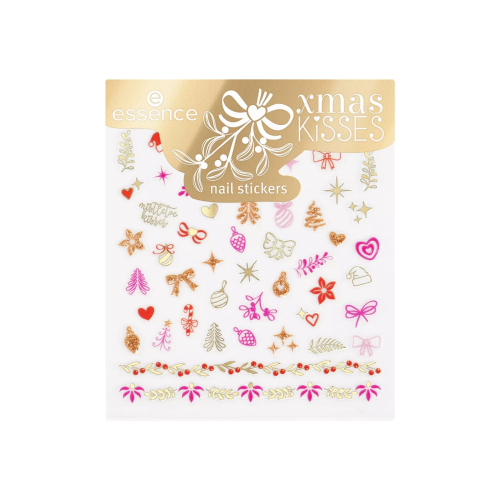 essence - *Xmas Kisses* - Adesivos para unhas - Mistletoe Magic, Stick Around!