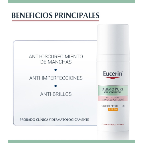 Eucerin - *DermoPure* - Fluido protetor facial FPS30 Oil Control