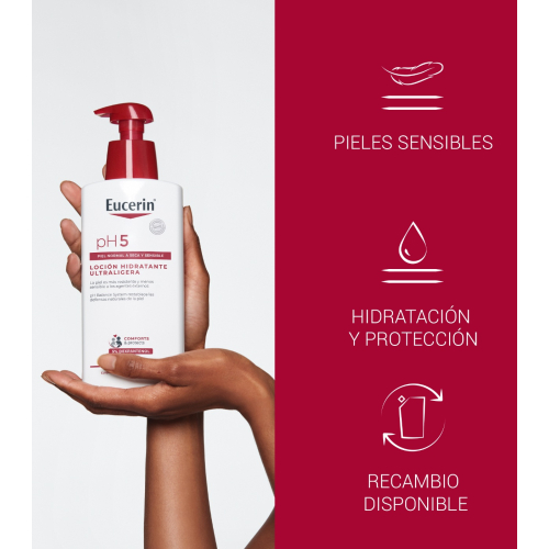 Eucerin - *pH5* - Loção hidratante ultraleve - Pele sensível