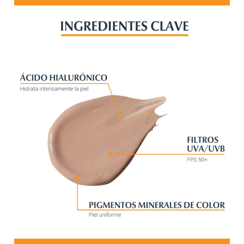 Eucerin - Protetor solar fluido antienvelhecimento com cor SPF50+ Photoaging Control - Médio