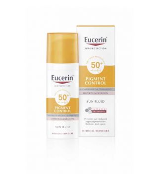 Eucerin - Protetor solar fluido SPF50 + Pigment Control