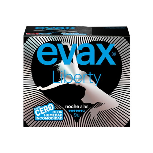 Evax - Almofadas de noite com asas Liberty - 9 unidades