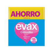 Evax - Asas de compressão normais Cottonlike - 64 unidades