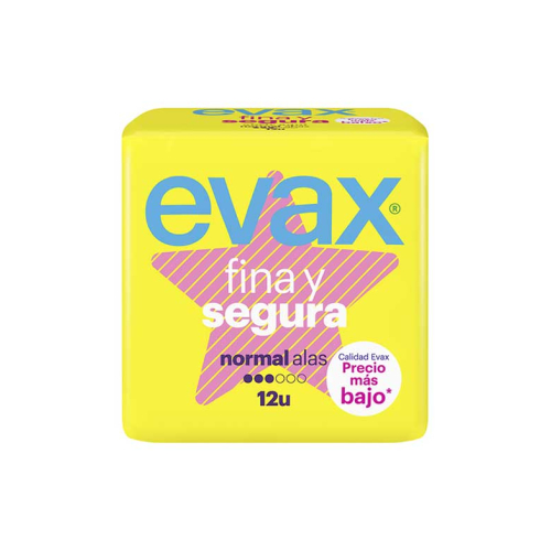 Evax - Normal comprime asas Fina y Segura - 12 unidades