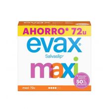 Evax - Protetor de calcinha Maxi - 72 unidades