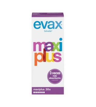 Evax - Panty liner maxi plus - 30 unidades