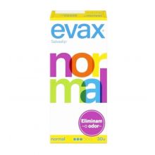 Evax - Forro de calcinha normal - 30 unidades