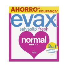 Evax - protetor de calcinha normal - 50 unidades