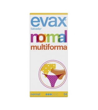 Evax - Protetor de calcinha multiforme normal - 34 unidades