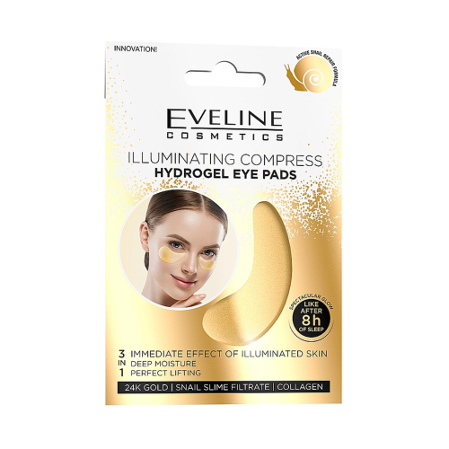 Eveline Cosmetics - Pensos oculares de hidrogel Illuminating Compress
