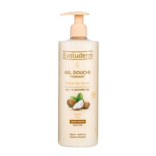 Evoluderm - Gel de banho fundente - Délice de Karité - 500ml
