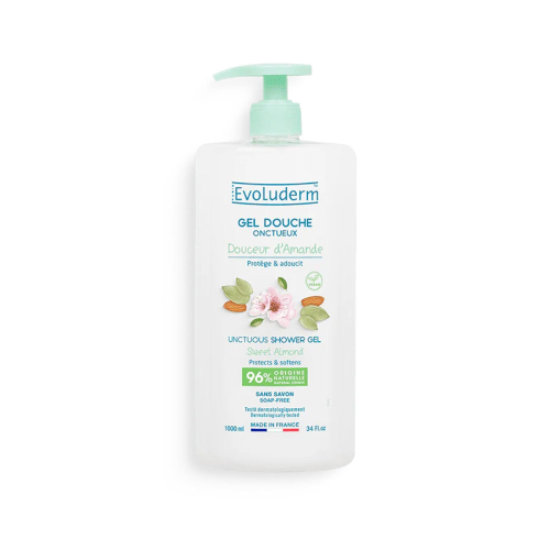 Evoluderm - Gel de banho suave - Douceur d'Amande - 1000ml
