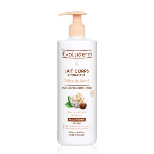 Evoluderm - Leite corporal hidratante - Délice de Karité - 500ml