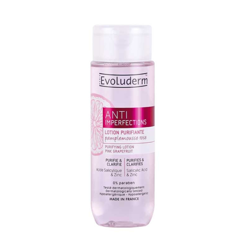 Evoluderm - Loção purificante anti-imperfeições - Combinação para pele oleosa - 250ml
