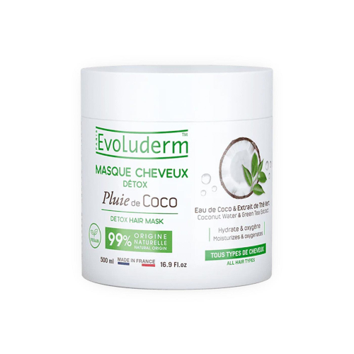 Evoluderm - Máscara capilar desintoxicante Pluie de Coco - 500ml