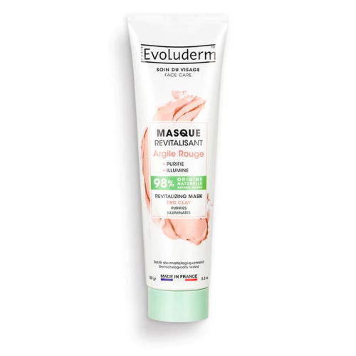 Evoluderm - Máscara facial revitalizante - Argila vermelha