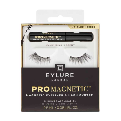 Eylure - Pestanas postiças magnéticas com delineador Pro Magnetic - Faux Mink Accent