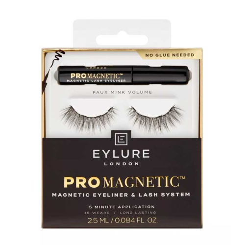 Eylure - Pestanas postiças magnéticas com delineador Pro Magnetic - Faux Mink Volume