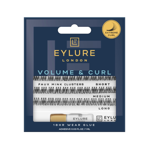Eylure - Cílios postiços individuais Volume & Curl