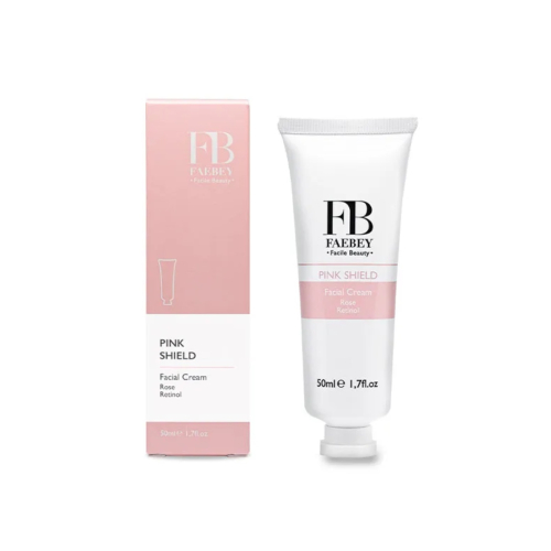 Faebey - Creme facial hidratante e antioxidante Pink Shield
