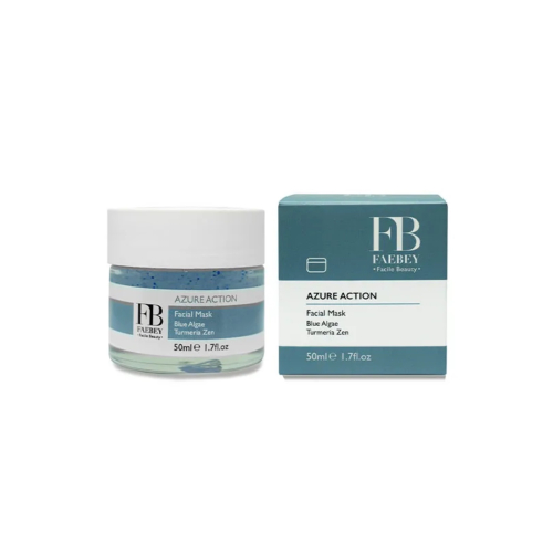 Faebey - Máscara facial com textura de gel reconfortante Azure Action