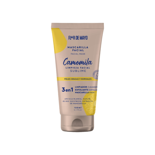 Flor de Mayo - Máscara Facial 3 em 1 Camomila