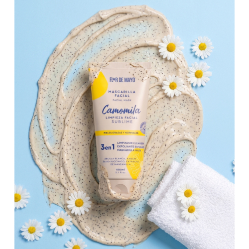 Flor de Mayo - Máscara Facial 3 em 1 Camomila