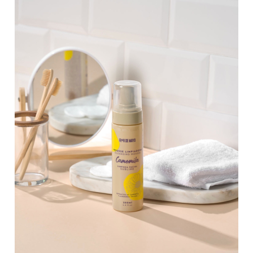 Flor de Mayo - Mousse de limpeza facial Sublime Camomila