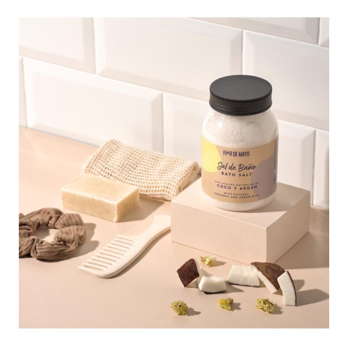Flor de Mayo - Sal de banho - Coco e Argan