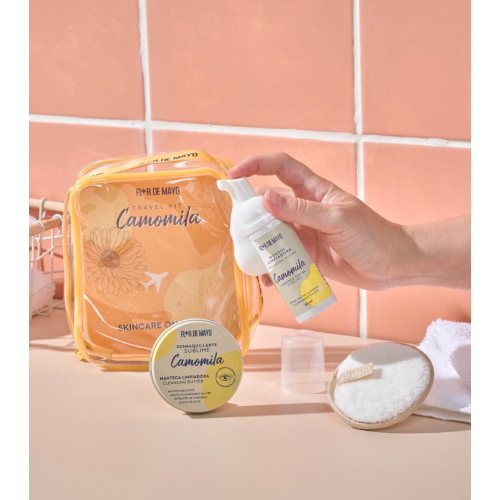 Flor de Mayo - Conjunto de limpeza facial Travel Kit Camomila