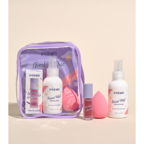 Flor de Mayo - Conjunto de rosto radiante Cheek & Chic
