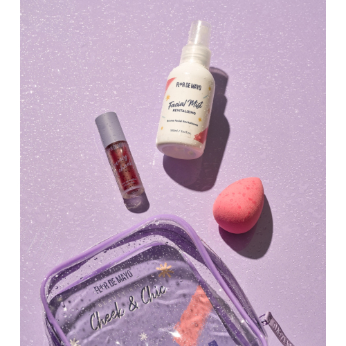 Flor de Mayo - Conjunto de rosto radiante Cheek & Chic
