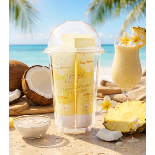 Fluff - *Blend & Scent* - Conjunto de cuidado corporal - Coco-Bahama Smoothie