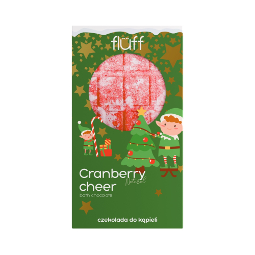Fluff - Bomba de banho de chocolate - Cranberry Cheer