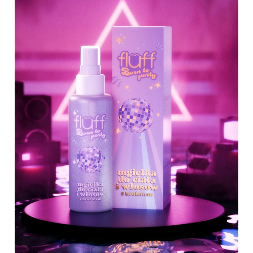 Fluff - *Born to Party* - Spray Corporal e Capilar com Glitter