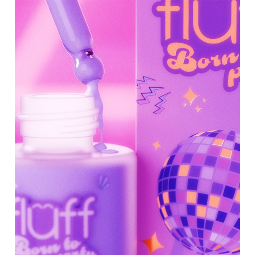 Fluff - *Born to Party* - Leite facial com glitter