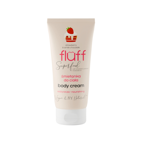 Fluff - Superfood Creme Corporal - Morangos e chocolate branco