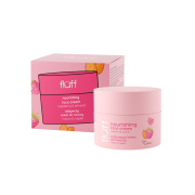 Fluff - Creme facial hidratante - Framboesa e amêndoa