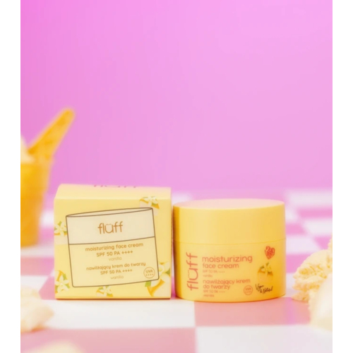 Fluff - Creme facial hidratante FPS50 PA+++ - Baunilha