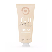 Fluff - Creme solar facial com cor SPF50