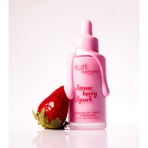 Fluff - *Everybody London x Fluff* - Glitter Face Milk Strawberry Spark