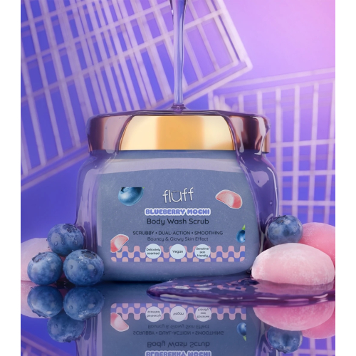 Fluff - Esfoliante corporal - Blueberry Mochi