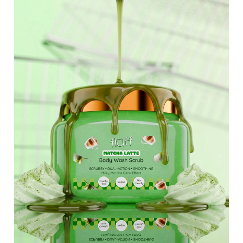 Fluff - Esfoliante Corporal - Matcha Latte