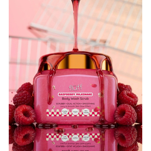 Fluff - Esfoliante Corporal - Raspberry Milkshake