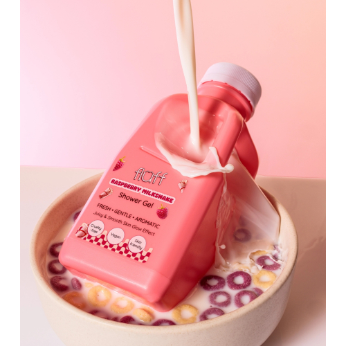 Fluff - Gel de Banho Suave - Raspberry Milkshake