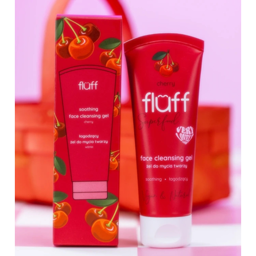 Fluff - Gel de Limpeza Facial Calmante - Cereja