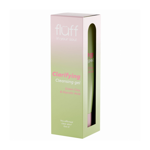 Fluff - *In Your Soul* - Gel de limpeza facial com argila verde e ácido glicólico Clarifying Gel