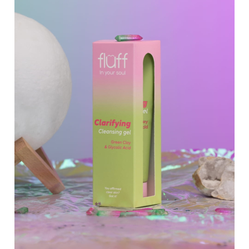 Fluff - *In Your Soul* - Gel de limpeza facial com argila verde e ácido glicólico Clarifying Gel
