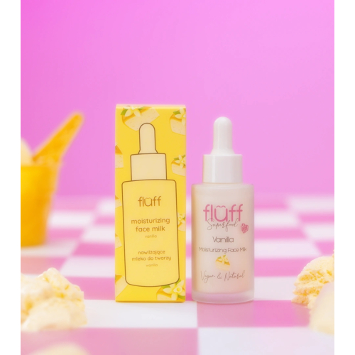 Fluff - Leite facial hidratante - Baunilha