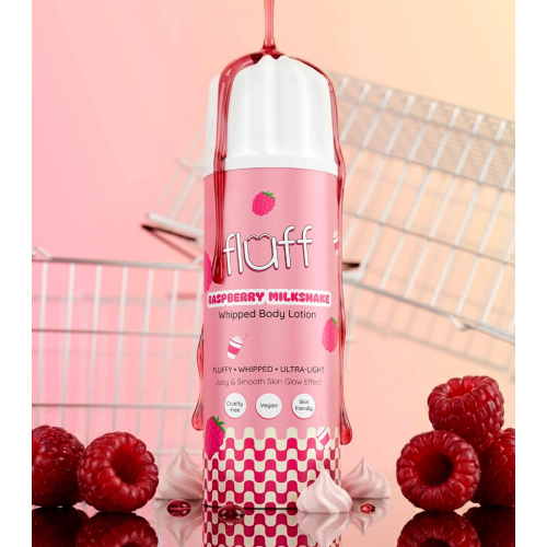 Fluff - Loção Corporal Cremosa - Raspberry Milkshake